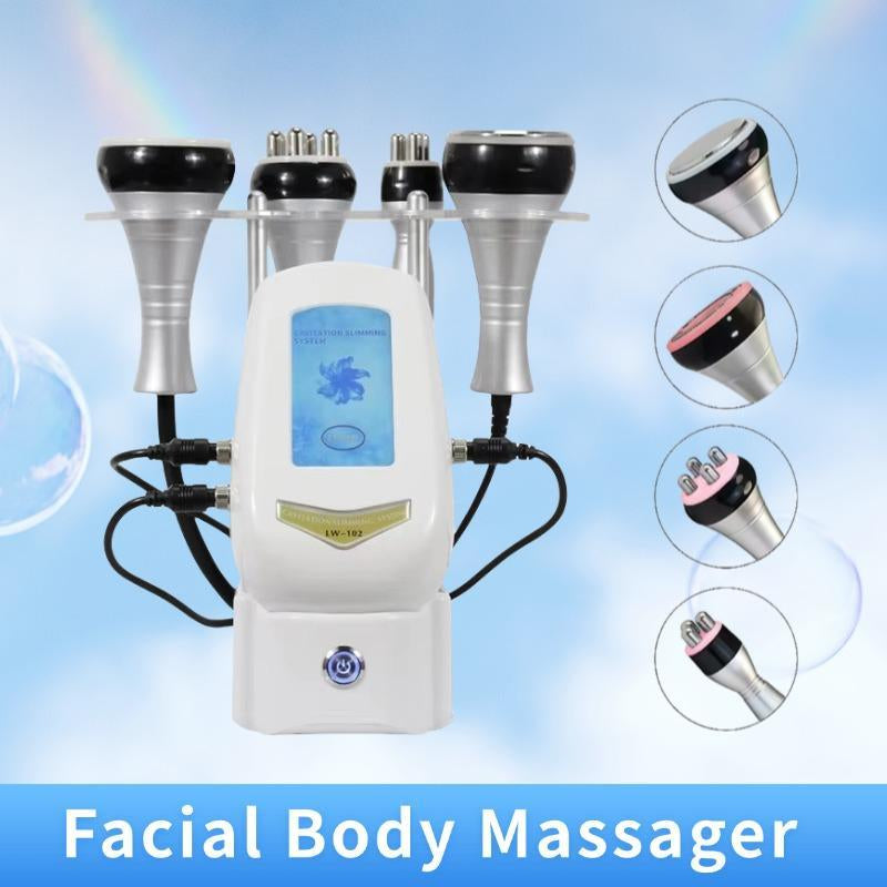 Multifunctional Facial Body Massage Scraping Machine, 1 Set Household Spa Machine, Professional Facial Beauty Instrument for Home & Salon Use, Portable Facial Roller Spa Facial Massager Tool