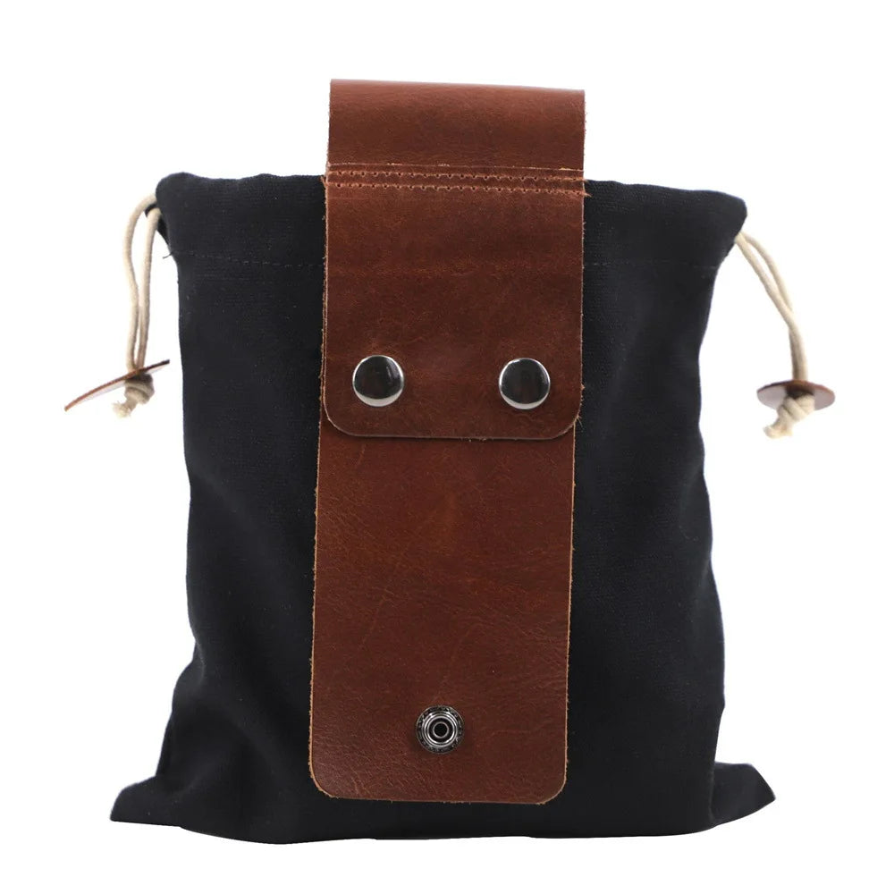 Medieval Suede Pouch Coin Bag Belt PU Leather Drawstring Wallet Men Women Viking Larp Costume Gear Cosplay Pagan Parts for Adult