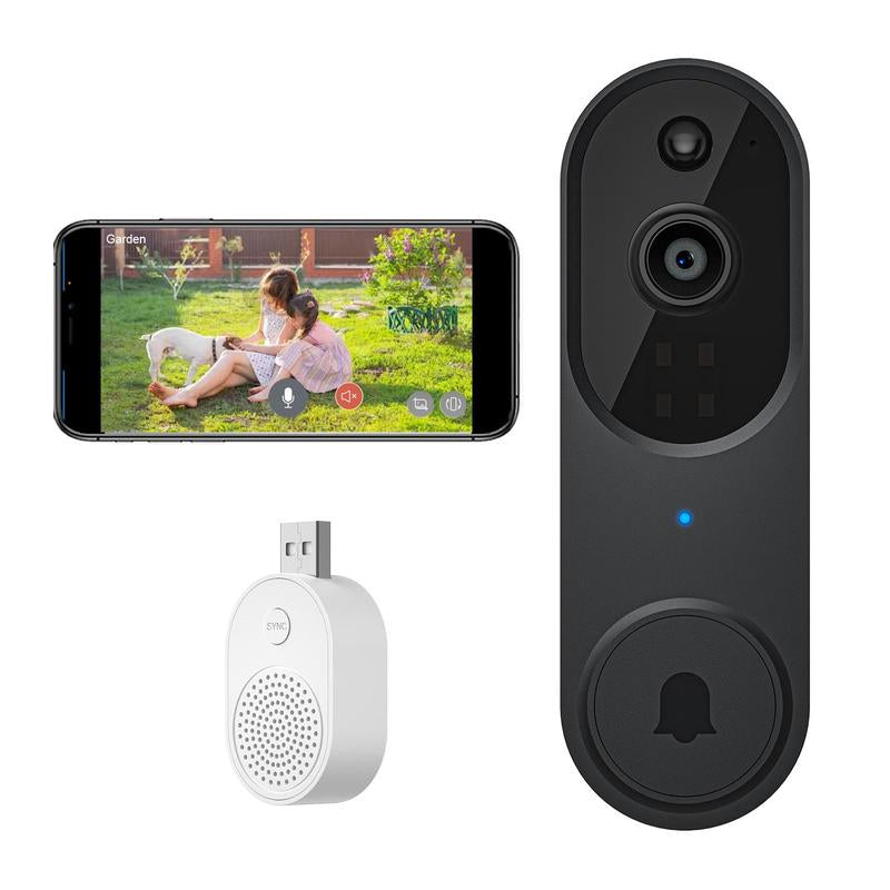 Wireless Security Camera, Outdoor Camera, 2.4G Wifi 1080P Rechargeable Battery Waterproof Home Security Cameras with AI Human Detection, 2-Way Talk, Night Vision, Remote Live View, Easy Installation, Christmas Gifts