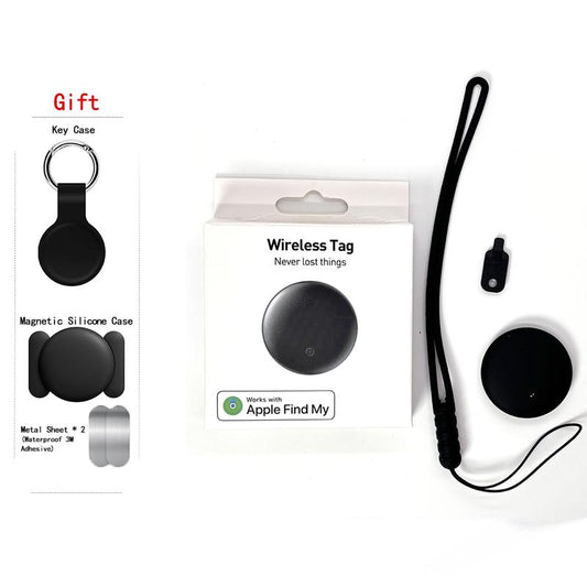Wireless Tag 3 Pack, Bluetooth Tracker Works with Apple Find My, Waterproof, Replaceable Battery, Lost Mode, Smart Key Finder Item Locator for Bags, Keys, Suitcase