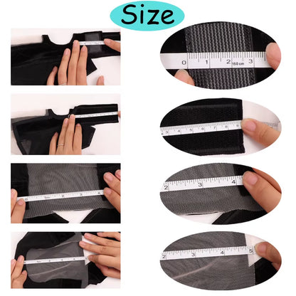 Female Headband Wig Cap Hd Lace Wig Cap for Wig Making U Part Wig Caps with Adjustable Velvet Wig Grip to Wear Wig Nude Hair Net