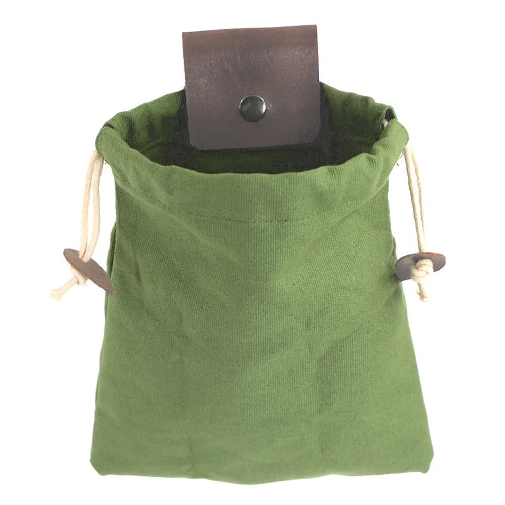 Medieval Suede Pouch Coin Bag Belt PU Leather Drawstring Wallet Men Women Viking Larp Costume Gear Cosplay Pagan Parts for Adult