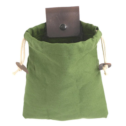 Medieval Suede Pouch Coin Bag Belt PU Leather Drawstring Wallet Men Women Viking Larp Costume Gear Cosplay Pagan Parts for Adult