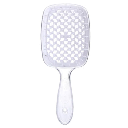 Fluffy Modeling Comb Mesh Comb Hairdressing Hair Smoothing Honeycomb Comb Plastic Massage Comb Dry and Wet Hollow Comb