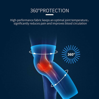 Anti-Slip Lengthen Knee Pad Long Leg Sleeve Bandage Compression Knee Brace Running Sports Warmth Elastic Knee Protector