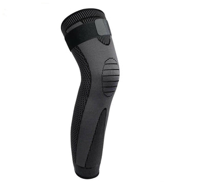 Anti-Slip Lengthen Knee Pad Long Leg Sleeve Bandage Compression Knee Brace Running Sports Warmth Elastic Knee Protector