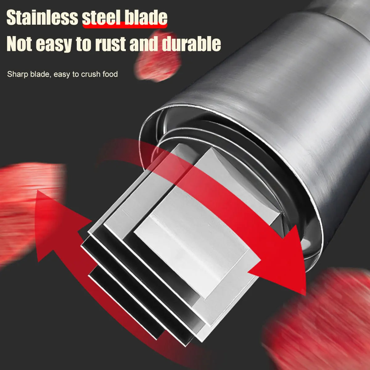 Pressed Garlic Chopper Stainless Steel Manual Garlic Masher Handheld Push Type Garlic Crusher Labor Kitchen Chopper Gadget