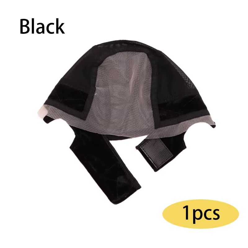 Female Headband Wig Cap Hd Lace Wig Cap for Wig Making U Part Wig Caps with Adjustable Velvet Wig Grip to Wear Wig Nude Hair Net
