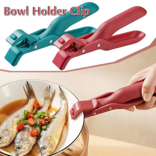 Anti-Scald Clip Silicone Kitchen anti Scald Plate Bowl Dish Pot Holder Anti-Hot Clip Lifter Kitchen Accessories Gadget ﻿2024