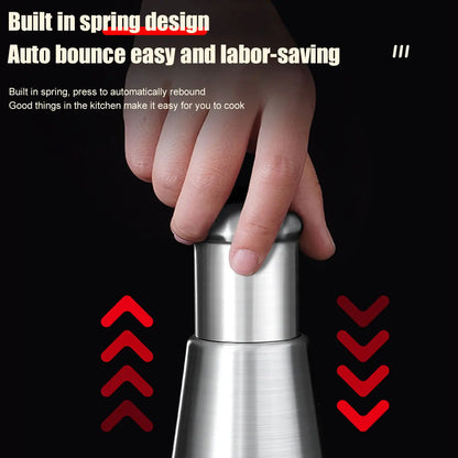 Pressed Garlic Chopper Stainless Steel Manual Garlic Masher Handheld Push Type Garlic Crusher Labor Kitchen Chopper Gadget