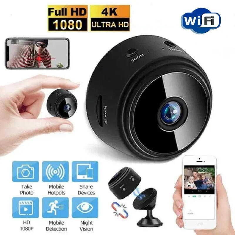 A9 Mini Camera 1080P Remote Monitor with Motion Night Version Voice Video Security Wireless Camcorders Surveillance Cameras
